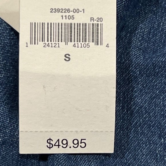 NWT GAP Kid's Boys Denim Jacket Sz SMALL Stretch Medium Wash Buttons #239226 - Picture 4 of 6